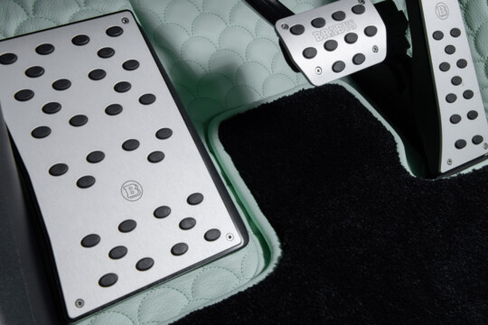 Aluminium footrest